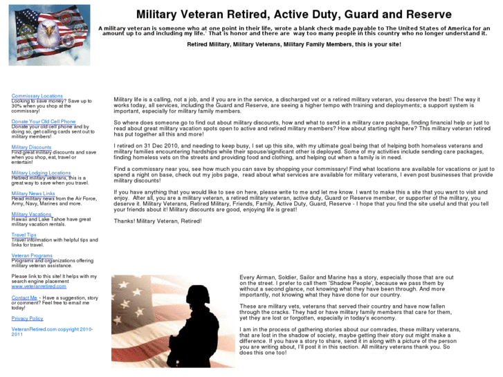 www.veteranretired.com