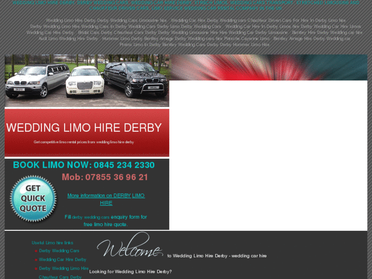 www.wedding-limo-hire-derby.co.uk