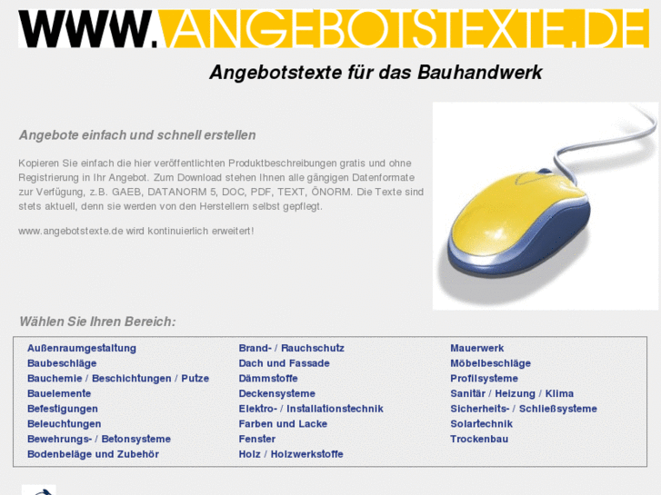 www.angebotstexte.com