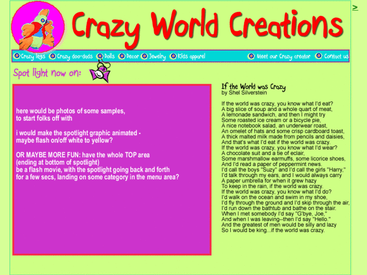 www.crazyworldcreations.com