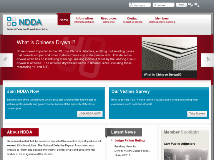 www.defectivedrywall.org