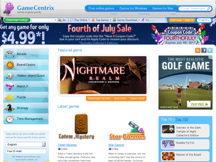 www.gamecentrix.com
