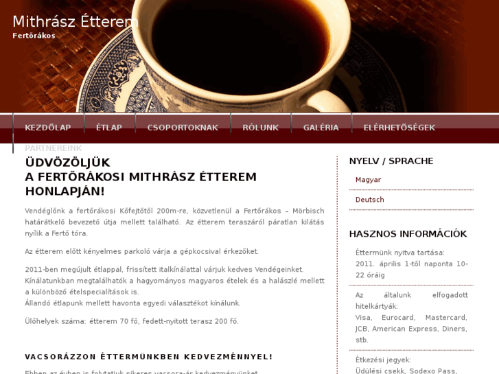 www.mithraszetterem.hu