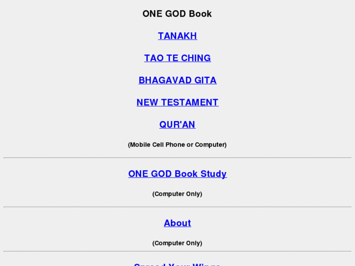 www.onegodbook.com