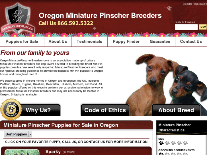 www.oregonminiaturepinscherbreeders.com