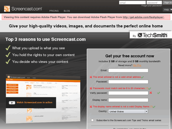 www.screencast.net