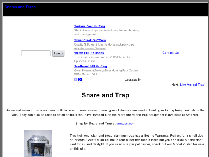 www.snaresandtraps.com