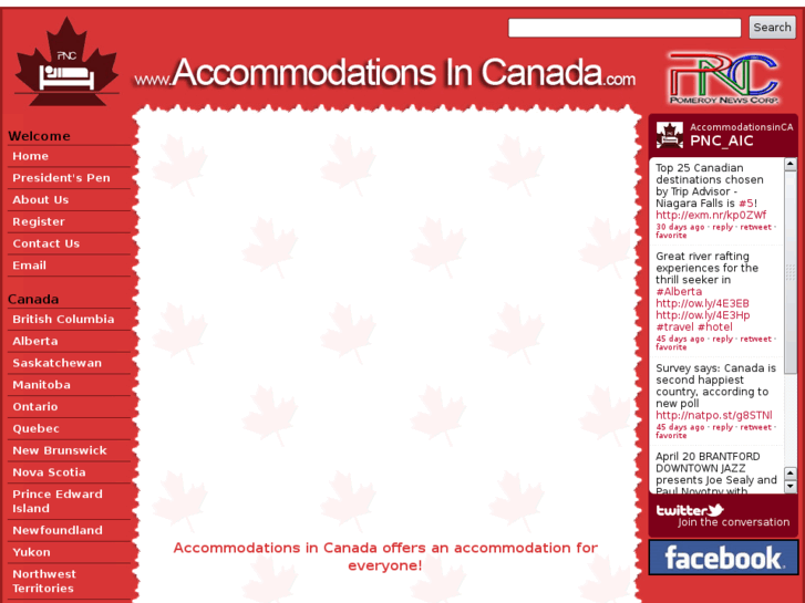 www.accommodationsincanada.com