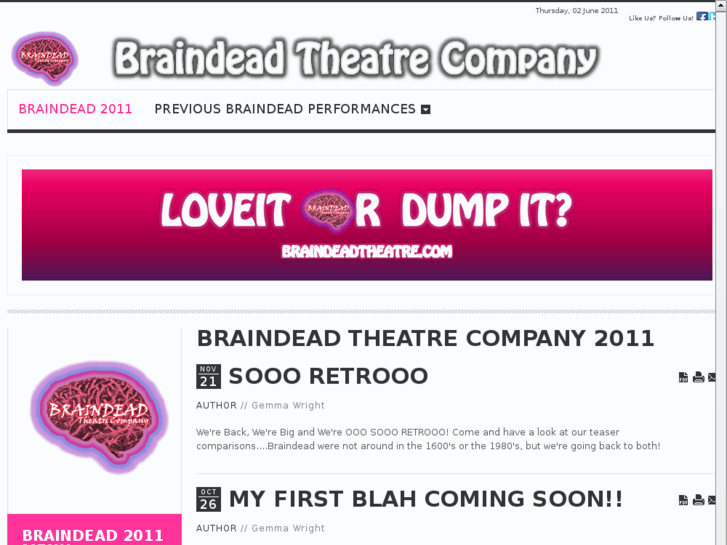 www.braindeadtheatre.com