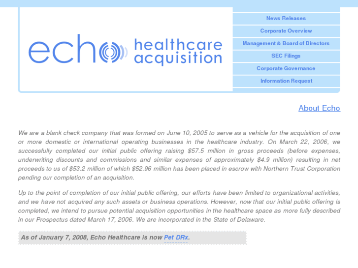 www.echohealthcare.com