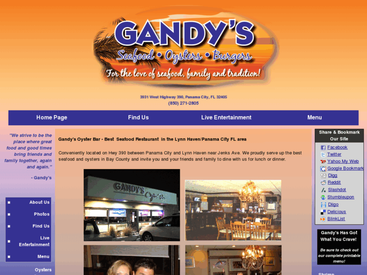 www.gandysoysterbar.com