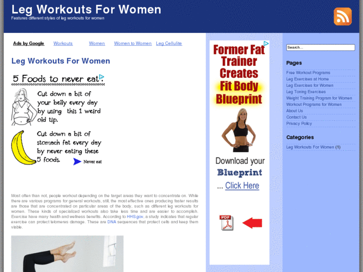 www.legworkoutsforwomen.net
