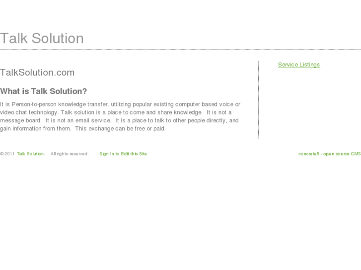 www.talksolution.com