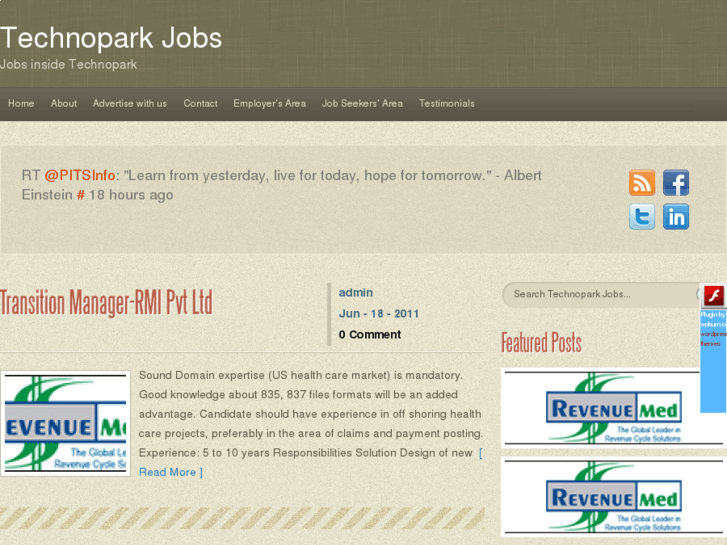 www.technoparkjobs.info