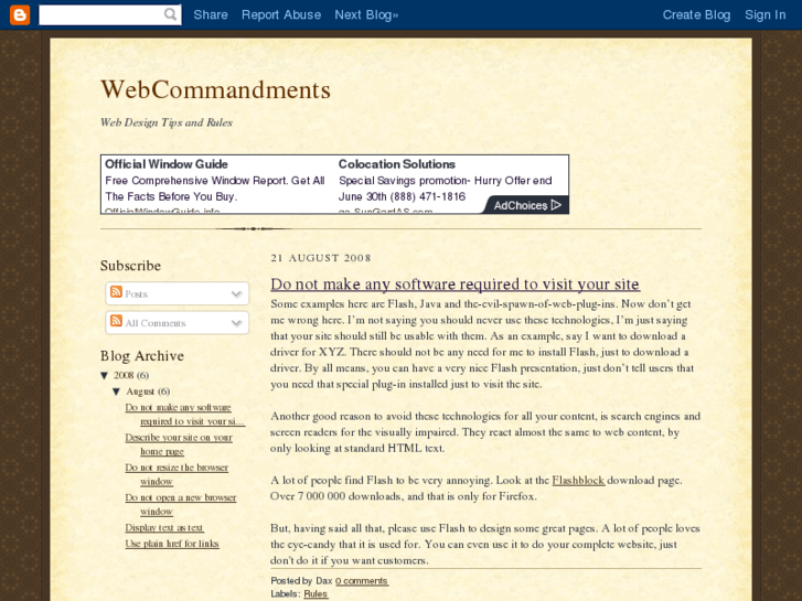 www.webcommandments.net