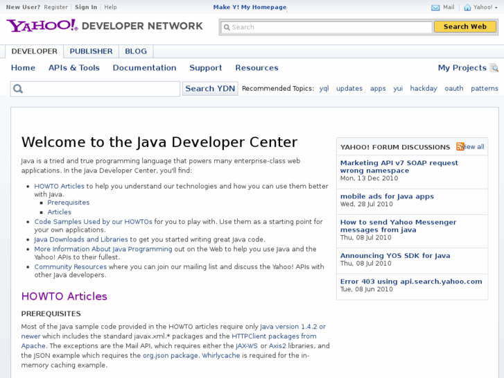 www.yahoojava.com