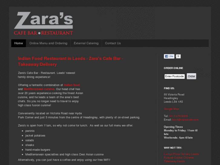 www.zarascafe.com