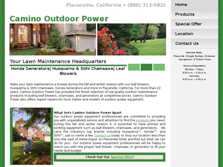 www.caminooutdoorpower.com