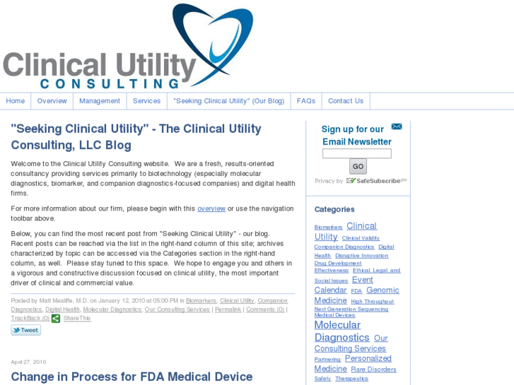 www.clinicalutility.com