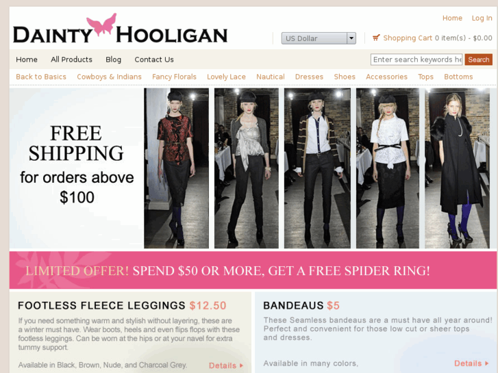 www.daintyhooliganboutique.com