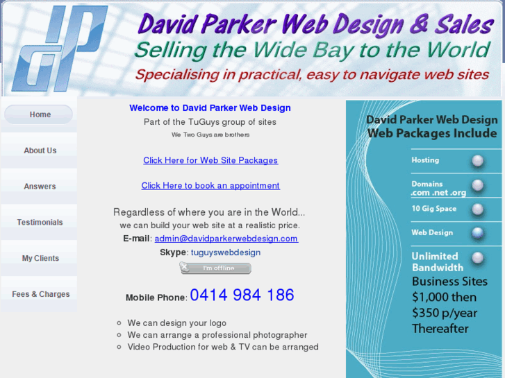 www.davidparkerwebdesigns.org