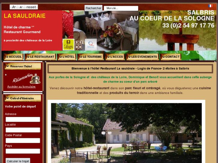 www.hotel-sauldraie-sologne.fr