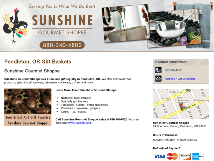 www.sunshinegourmetshoppependleton.com