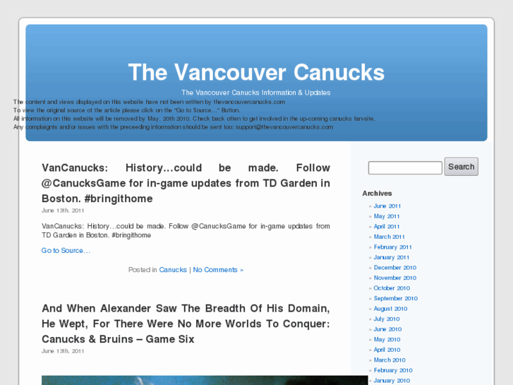 www.thevancouvercanucks.com