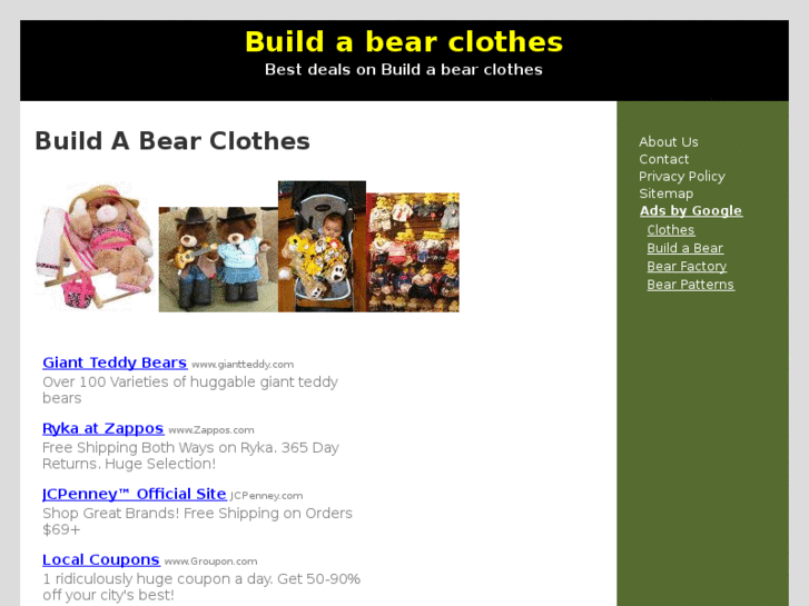 www.buildabearclothes.org