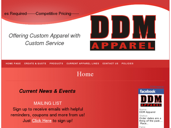 www.ddmapparel.com