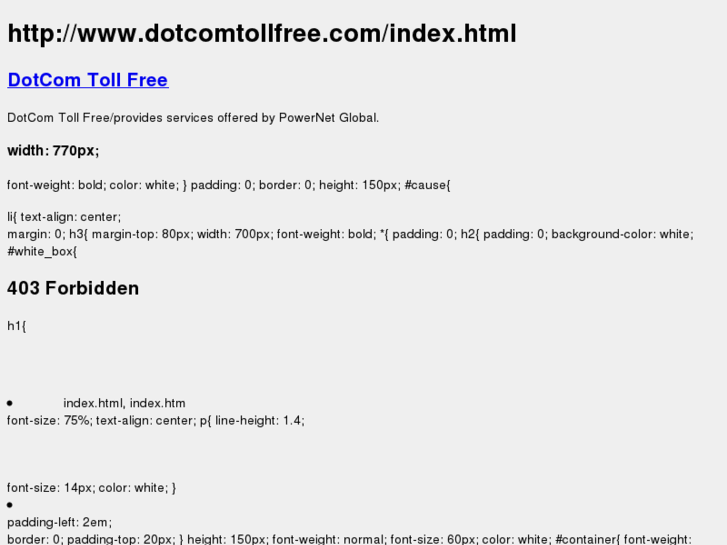 www.dotcomtollfree.com