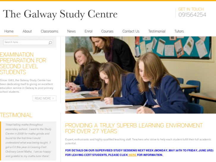 www.galwaystudycentre.ie