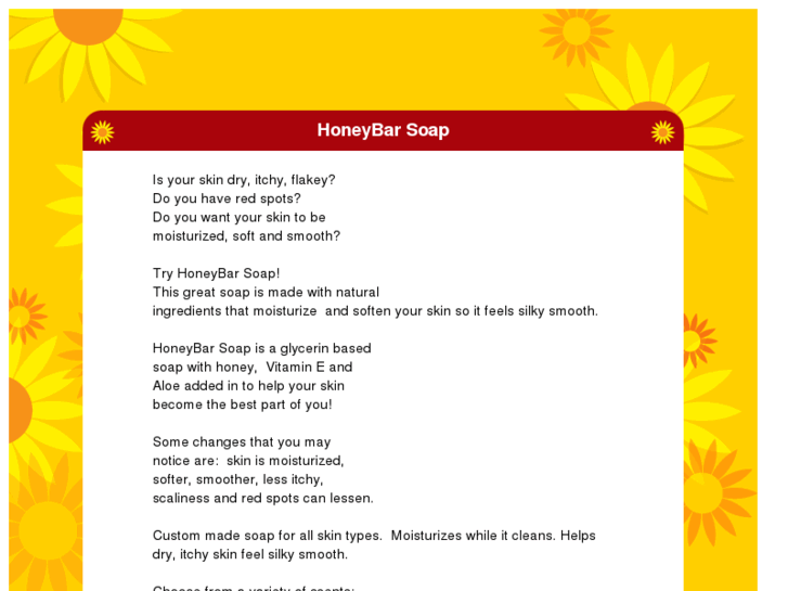 www.honeybarsoap.com