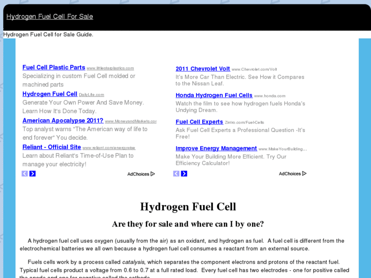 www.hydrogenfuelcellforsale.com