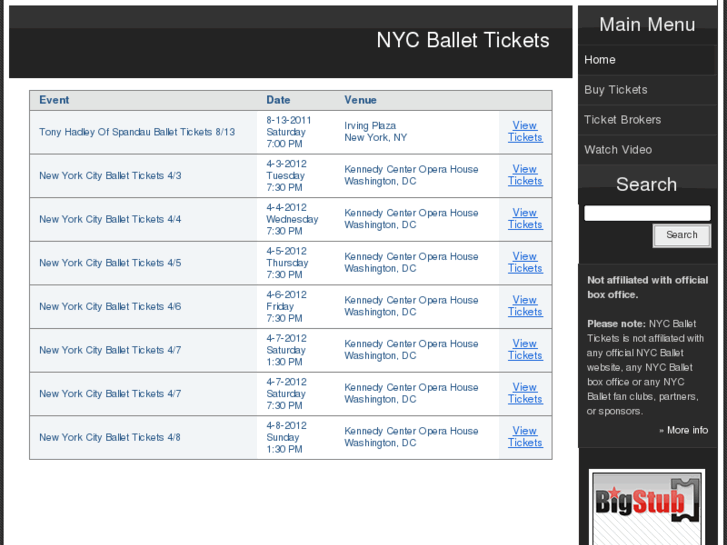 www.nycballettickets.com