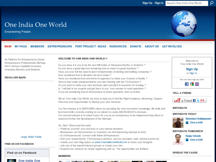 www.oneindiaoneworld.com