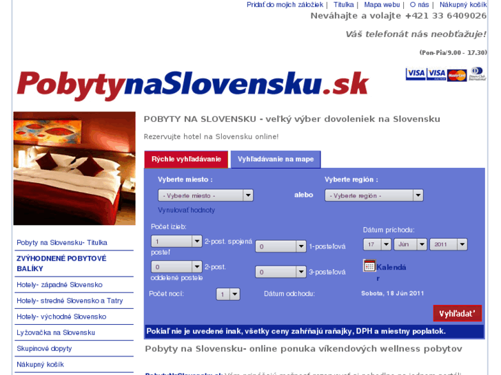 www.pobytynaslovensku.sk