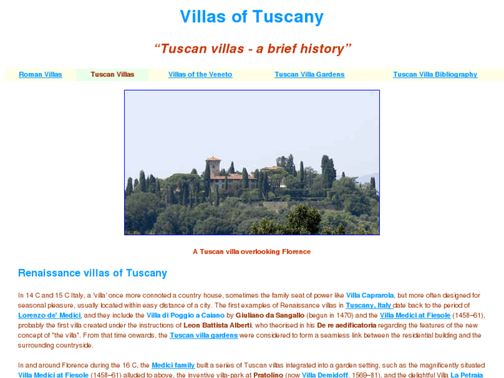 www.villas-of-tuscany.info