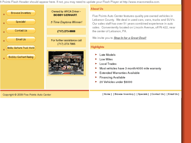 www.5pointsautocenter.com