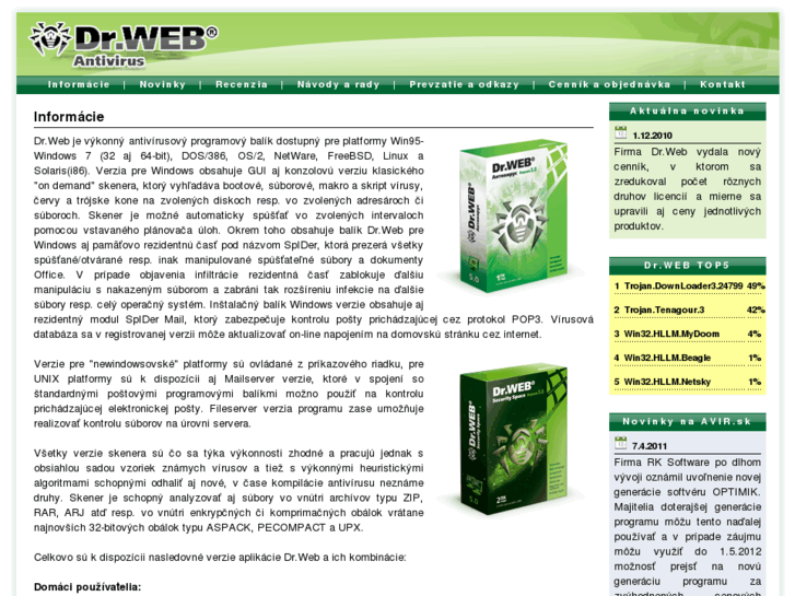 www.drweb.sk