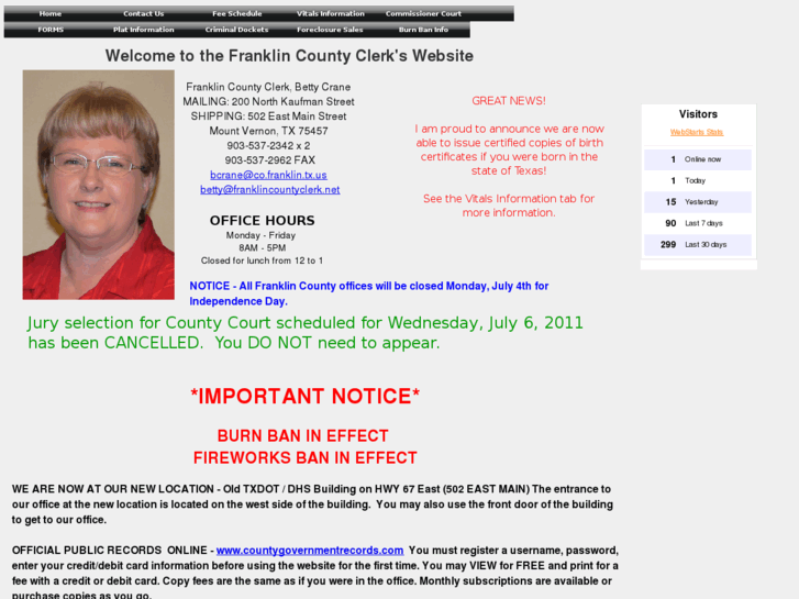 www.franklincountyclerk.net