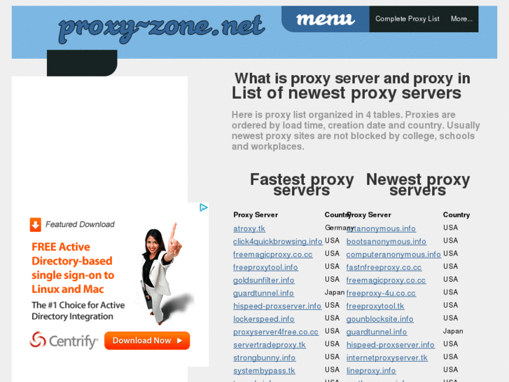 www.proxy-zone.net