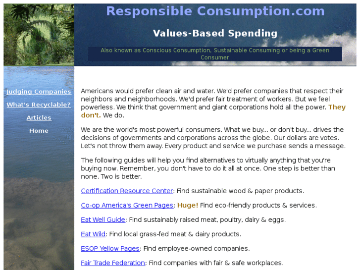 www.responsibleconsumption.com