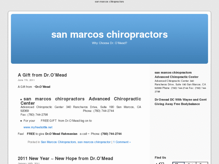 www.sanmarcoschiropractors.net