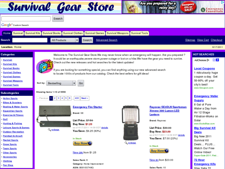 www.thesurvivalgearstore.com