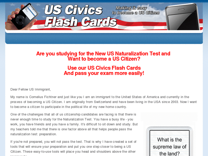 www.civicsflashcards.com