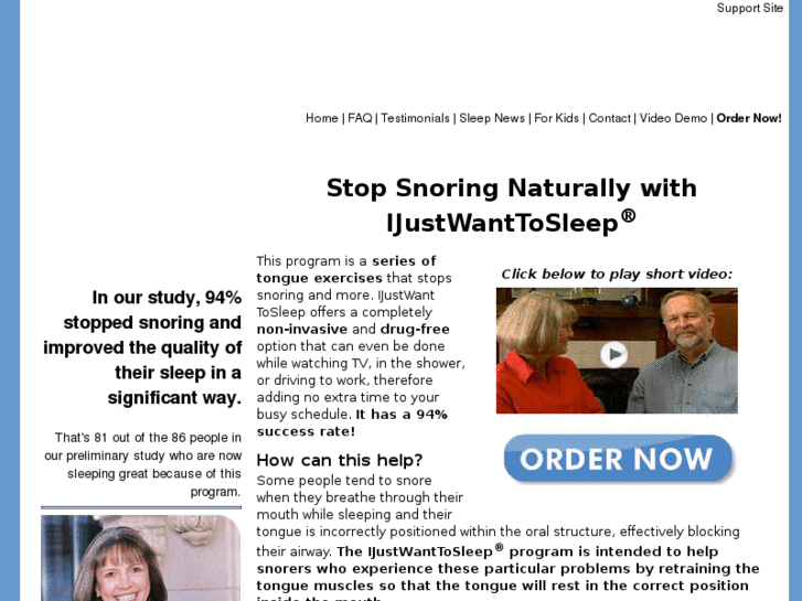 www.cureforsnoring.com