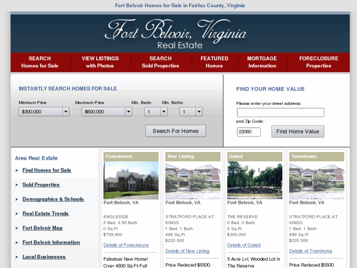 www.fortbelvoir-realestate.com