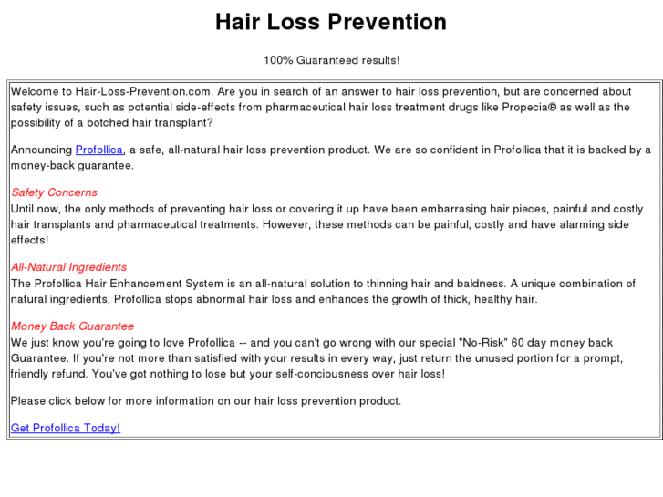 www.hair-loss-prevention.com