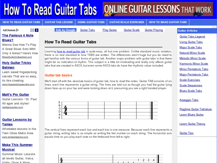 www.howtoreadguitartabs.net